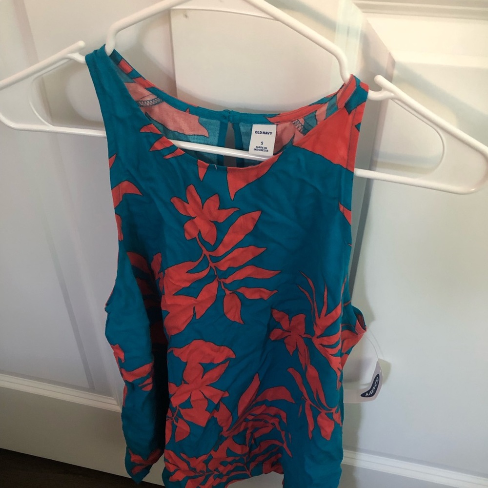 Old Navy Floral Tank with Tags